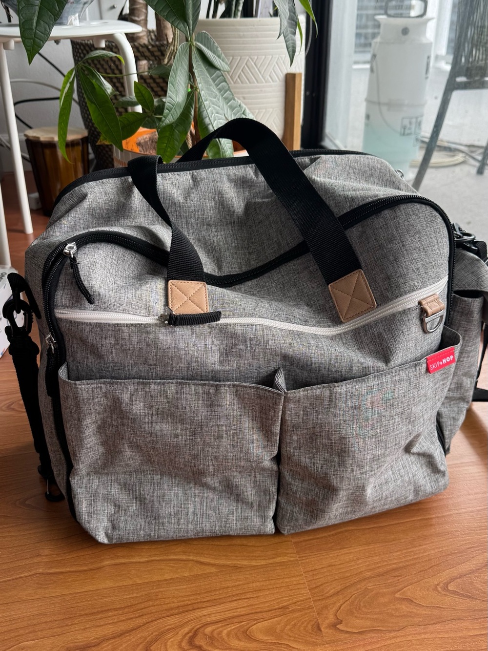 Skip Hop Grey Diaper Weekender Travel Bag